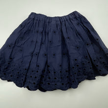 Load image into Gallery viewer, Girls Next, lined broderie cotton skirt, elasticated (wash fade), FUC, size 2,  