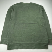 Load image into Gallery viewer, Boys Target, khaki marle long sleeve top (wash fade), FUC, size 12,  