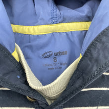 Load image into Gallery viewer, Boys Urban, navy hooded tee / top, FUC, size 8,  