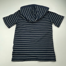 Load image into Gallery viewer, Boys Urban, navy hooded tee / top, FUC, size 8,  