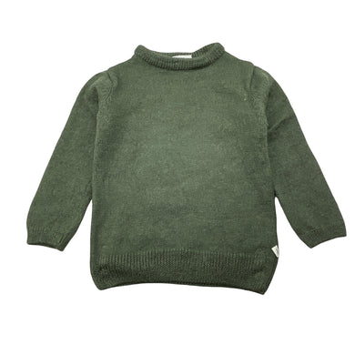 Unisex NATURE Baby, organic merino wool knit sweater / jumper, GUC, size 1,  
