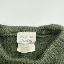 Load image into Gallery viewer, Unisex NATURE Baby, organic merino wool knit sweater / jumper, GUC, size 1,  