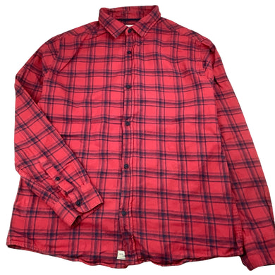 Boys Zara, checked long sleeve shirt (mark back left cuff), FUC, size 13-14,  