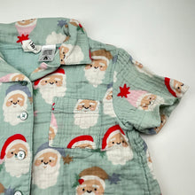 Load image into Gallery viewer, Unisex Cotton On, Christmas crinkle cotton pyjama top, EUC, size 4,  