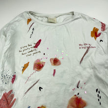 Load image into Gallery viewer, Girls Zara, cotton long sleeve tee / top, FUC, size 9,  