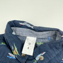Load image into Gallery viewer, Boys Target, cotton short sleeve shirt, sharks, GUC, size 5,  