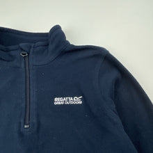 Load image into Gallery viewer, Unisex REGATTA, navy lightweight fleece sweater, GUC, size 7-8,  