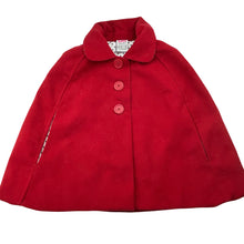 Load image into Gallery viewer, Girls Kids Stuff, red poncho jacket, GUC, size 5-6,  