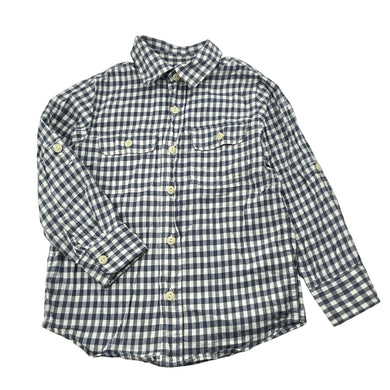 Boys Gap, checked cotton long sleeve shirt, GUC, size 4,  