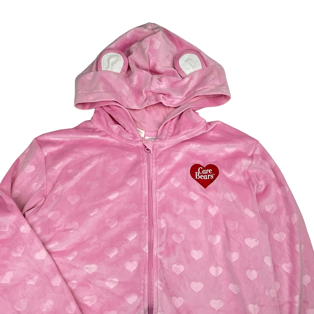 Girls Peter Alexander, Care Bears soft velour zip hoodie sweater, EUC, size 14,  