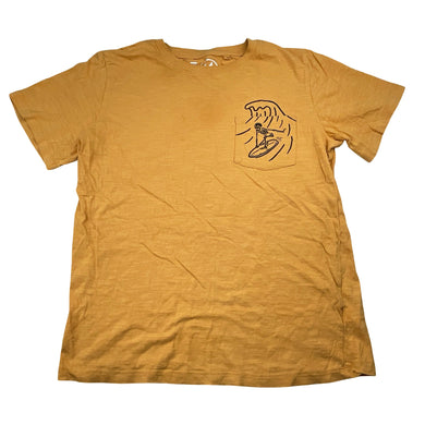 Boys KID, orange cotton tee / top, surf (light mark lower front), FUC, size 14,  