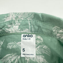 Load image into Gallery viewer, Boys Anko, linen / cotton short sleeve shirt, EUC, size 5,  