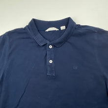 Load image into Gallery viewer, Boys COUNTRY ROAD, navy cotton polo shirt top, GUC, size 14,  