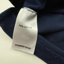 Load image into Gallery viewer, Boys COUNTRY ROAD, navy cotton polo shirt top, GUC, size 14,  