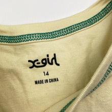 Load image into Gallery viewer, Girls X-girl, cropped cotton tee / top, butterfly, EUC, size 14,  