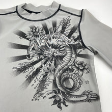 Load image into Gallery viewer, Boys OLD NAVY, short sleeve rashie / swim top, dragon, FUC, size 10-12,  