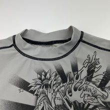 Load image into Gallery viewer, Boys OLD NAVY, short sleeve rashie / swim top, dragon, FUC, size 10-12,  