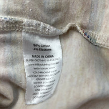 Load image into Gallery viewer, Boys Milky, stretchy striped tee / top (wash fade), FUC, size 8,  