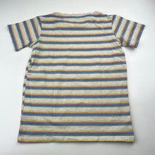 Load image into Gallery viewer, Boys Milky, stretchy striped tee / top (wash fade), FUC, size 8,  