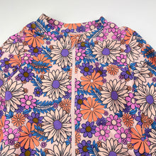 Load image into Gallery viewer, Girls Mango, floral long sleeve swim one-piece, EUC, size 6,  