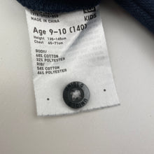 Load image into Gallery viewer, Boys UNIQLO, navy polo shirt top (wash fade), FUC, size 9-10,  