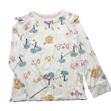 Girls Anko, cotton long sleeve pyjama top, EUC, size 6,  