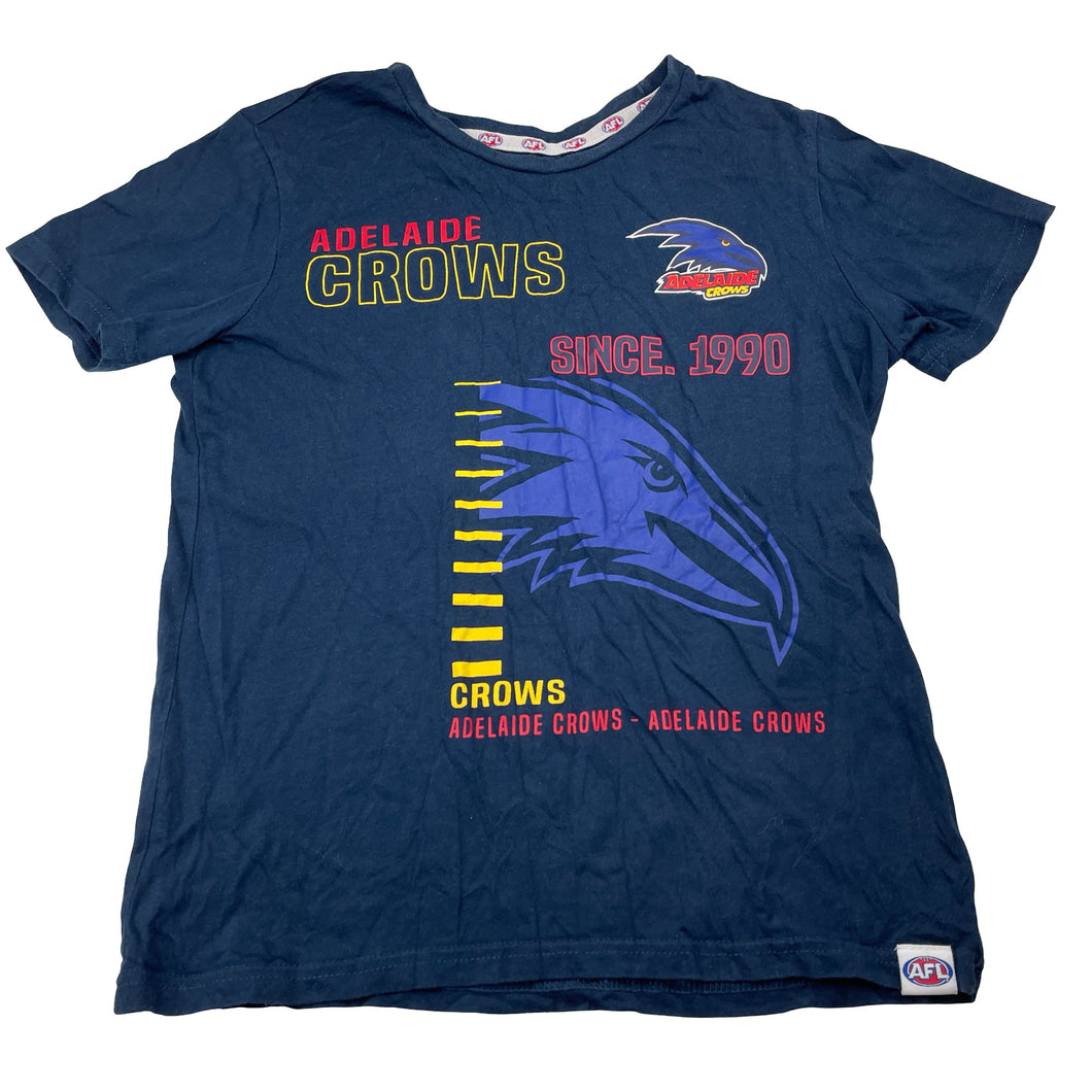Unisex AFL, Adelaide Crows cotton tee / top, GUC, size 8,  