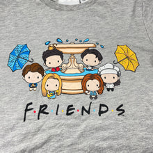 Load image into Gallery viewer, Girls F.R.I.E.N.D.S, soft feel grey marle tee / top, EUC, size 12-13,  