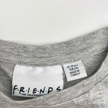 Load image into Gallery viewer, Girls F.R.I.E.N.D.S, soft feel grey marle tee / top, EUC, size 12-13,  
