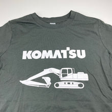 Load image into Gallery viewer, Boys AS Colour, cotton tee / top, KOMATSU digger, EUC, size 10,  