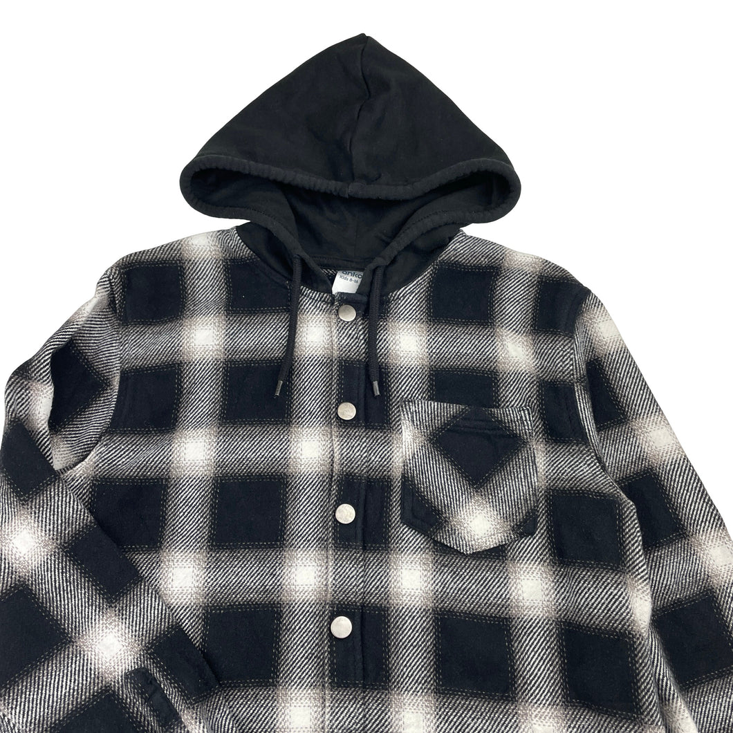 Boys Anko, thick cotton long sleeve hooded shirt, EUC, size 12,  