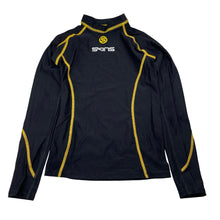 Load image into Gallery viewer, Boys SKINS, long sleeve compression sports top, size YL, EUC, size 11-14,  