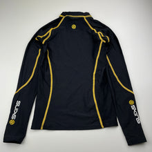 Load image into Gallery viewer, Boys SKINS, long sleeve compression sports top, size YL, EUC, size 11-14,  