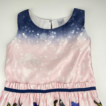 Load image into Gallery viewer, Girls Target, lined party dress, butterflies, FUC, size 7, L: 67cm