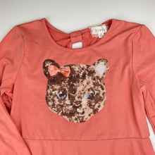 Load image into Gallery viewer, Girls btween, soft feel, stretchy dress (marks front &amp; back skirt), FUC, size 7, L: 65cm