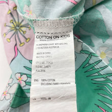 Load image into Gallery viewer, Girls Cotton On, lightweight floral cotton skirt, elasticated, FUC, size 6,  