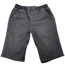 Load image into Gallery viewer, Boys Target, stretch denim shorts, elasticated (wash fade), FUC, size 14,  