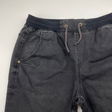 Load image into Gallery viewer, Boys Target, stretch denim shorts, elasticated (wash fade), FUC, size 14,  