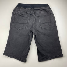 Load image into Gallery viewer, Boys Target, stretch denim shorts, elasticated (wash fade), FUC, size 14,  