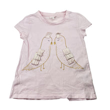 Load image into Gallery viewer, Girls Seed, cotton tee / top, birds (light mark), FUC, size 6,  
