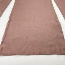 Load image into Gallery viewer, Girls Anko, ribbed stretchy long sleeve dress, FUC, size 10, L: 71cm