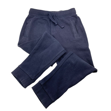 Boys Seed, navy track pants, elasticated, inside leg: 48cm (wash fade), FUC, size 6,  