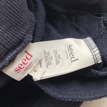Load image into Gallery viewer, Boys Seed, navy track pants, elasticated, inside leg: 48cm (wash fade), FUC, size 6,  