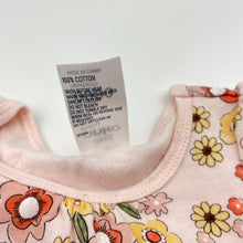 Load image into Gallery viewer, Girls Anko, floral cotton romper, EUC, size 0000,  