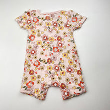 Load image into Gallery viewer, Girls Anko, floral cotton romper, EUC, size 0000,  