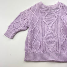 Load image into Gallery viewer, Girls Dymples, knitted cotton sweater / jumper, EUC, size 000,  