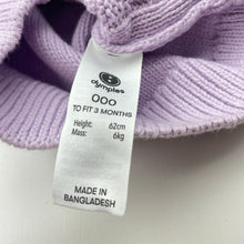Load image into Gallery viewer, Girls Dymples, knitted cotton sweater / jumper, EUC, size 000,  