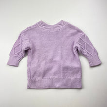 Load image into Gallery viewer, Girls Dymples, knitted cotton sweater / jumper, EUC, size 000,  