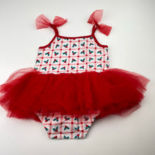 Load image into Gallery viewer, Girls Baby Baby, Christmas tutu romper, EUC, size 0,  
