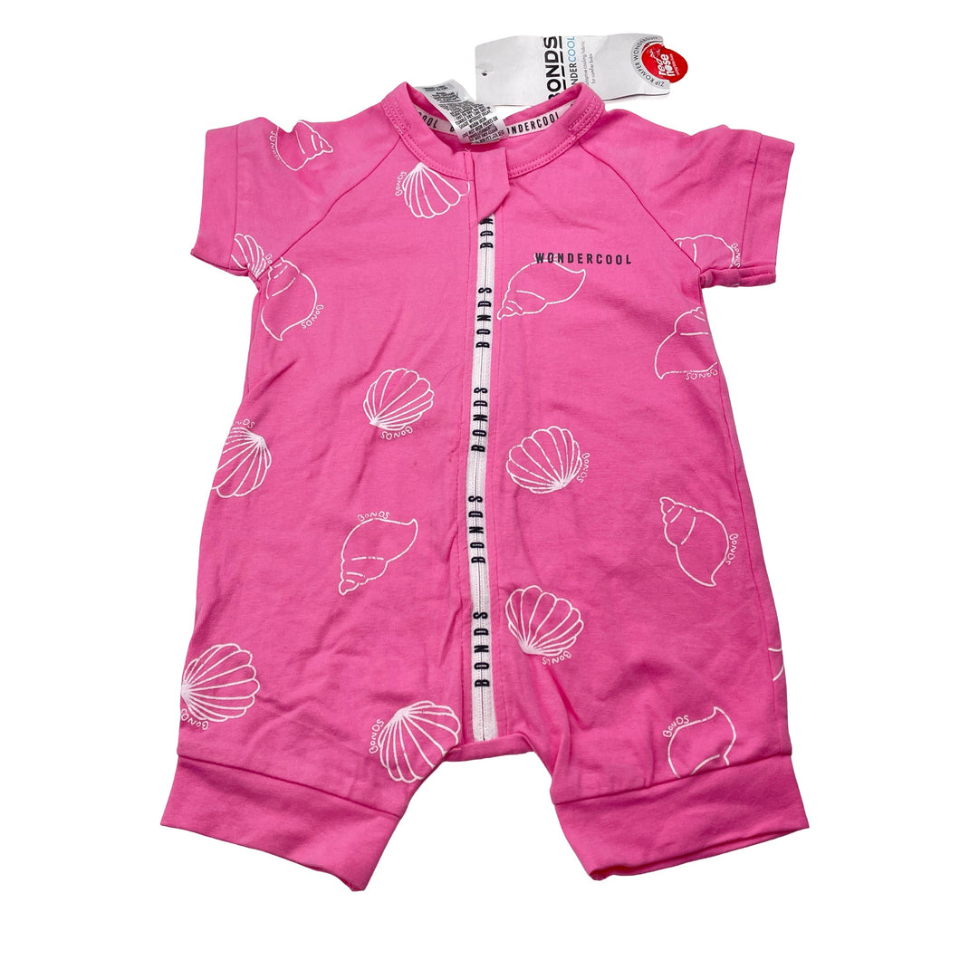 Girls BONDS, WONDERCOOL zip Wondersuit / zippy / romper, NEW, size 000,  
